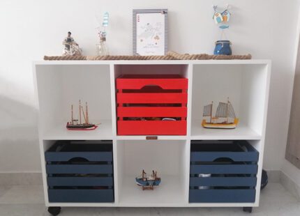Solution de rangement pour chambre kids, pratique et fonctionnelle
