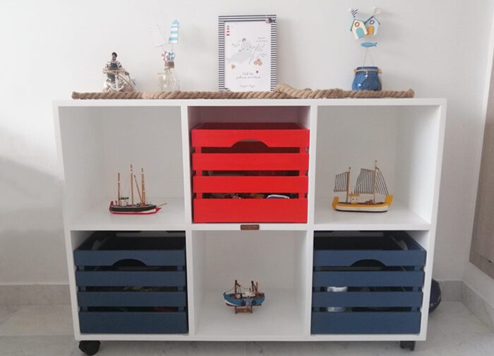 Solution de rangement pour chambre kids, pratique et fonctionnelle