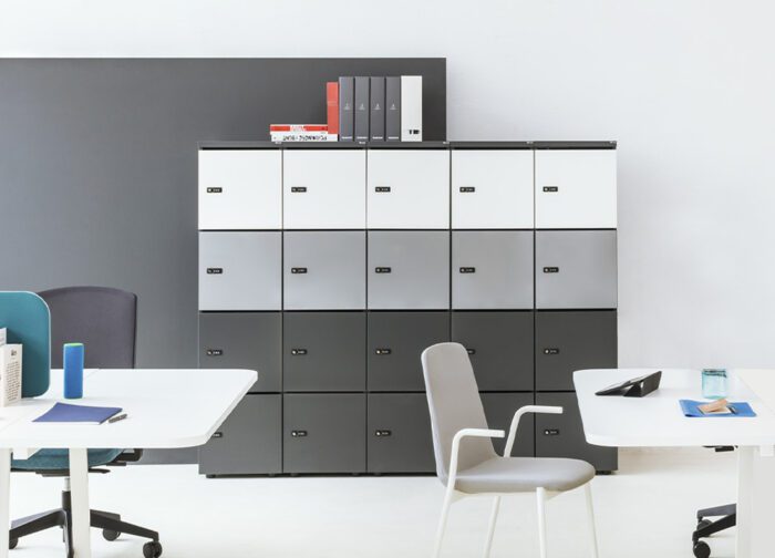 Modules de rangement pour bureau, organisation et design professionnels