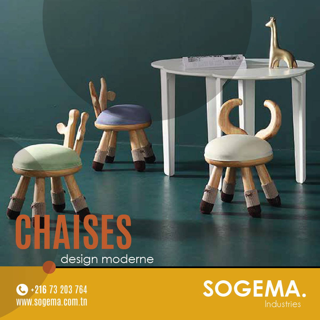 chaises d'enfants instagram sogema industries